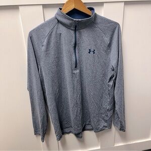 Under Armour Mens pull over 14 zip sweater size L